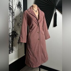 Vintage Pink Cashmere Coat